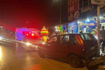 Düzce'de trafik kazası: 2 yaralı