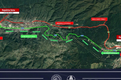 Bolu Dağı tüneli tek yönlü uzatma çalışması yapılacak 