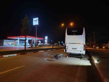 Çan’da otobüs ile motosikletin karışığı kazada ağır yaralanan çocuk  hayatını kaybetti