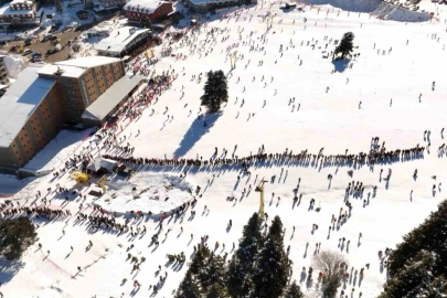 Uludağ’da adım atacak yer kalmadı