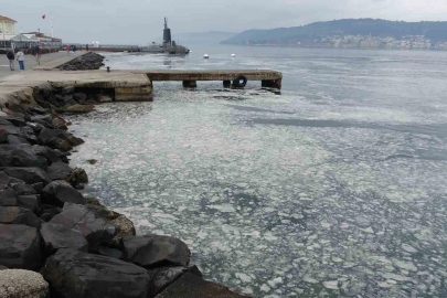 Deniz salyası Çanakkale Boğazı’na ulaştı...